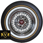 Truespoke Appliance Plating Style Cadillac Wire Wheels and Vogue Tire Package