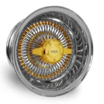 4PC SET 14x7 100 Spoke Straight Reverse Triple Gold