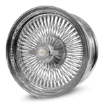 17x8 100 Cali Spoke Straight Standard Chrome