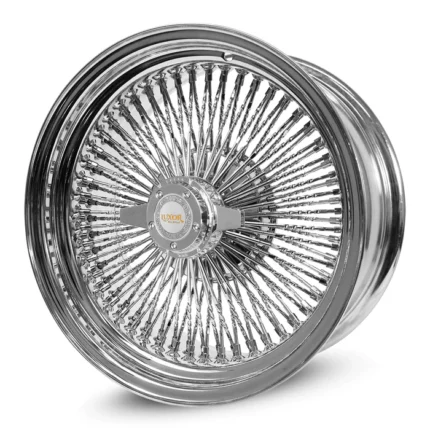 17x8 100 Cali Spoke Straight Standard Chrome
