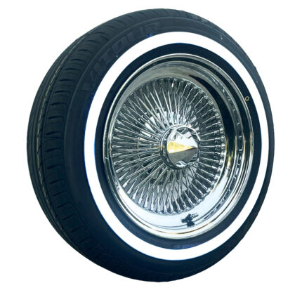 New 15×7” Chrome 100 Spoke Wire Wheels