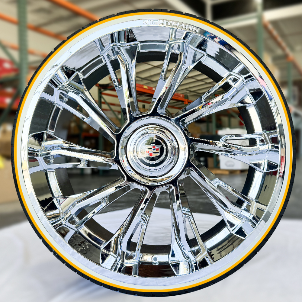 26 inch Nighthawk Chrome Wheels 26 inch Nighthawk Chrome Wheels