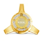 High Roller Diamond 3 Bar Knock Off Gold