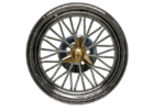17 inch RWD Standard Poke Wire Wheel Swangas
